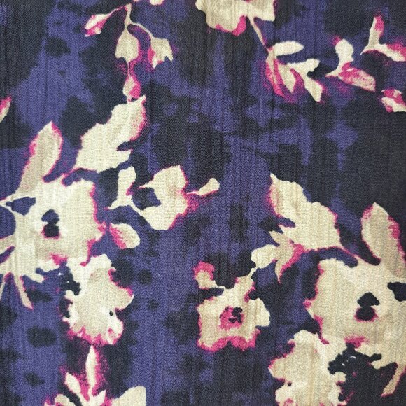 EDDIE BAUER 2 Women's Cotton Sleeveless Print Pink Blue Shirtdresses Sz T12 - Picture 15 of 16